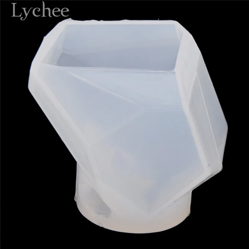 Lychee Life многоугольная белая свеча силиконовая форма 3D формы для свечей сделай сам