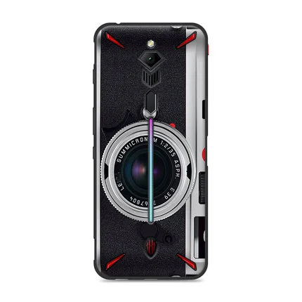A2 Для Nubia Red magic 3 чехол TPU Мягкий Ретро чехол для камеры чехол для телефона Redmagic3 противоударный защитный чехол Redmagic 3 6,6" чехол s - Цвет: A2