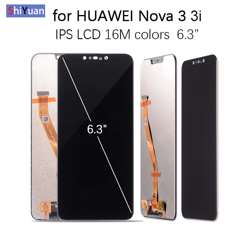 ЖК-дисплей для HUAWEI Nova 3 6," ЖК-дисплей Дисплей Сенсорный экран для замены для Nova3 3i 3e ЖК-дисплей LX9 Запчасти PAR-LX1 INE-LX2 PAR-AL00