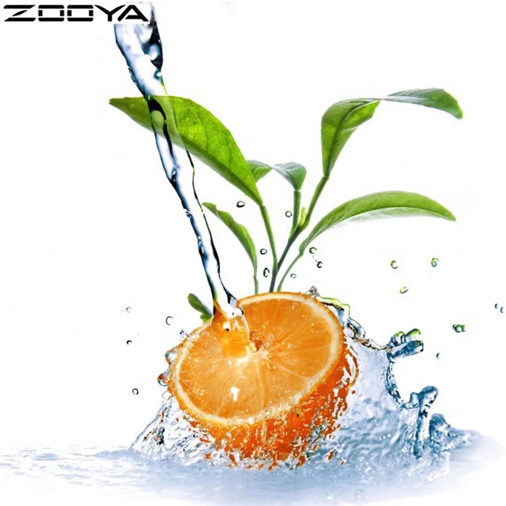 ZOOYA 3D DIY Алмазные вышитые фрукты квадратная Алмазная картина вышивка крестиком