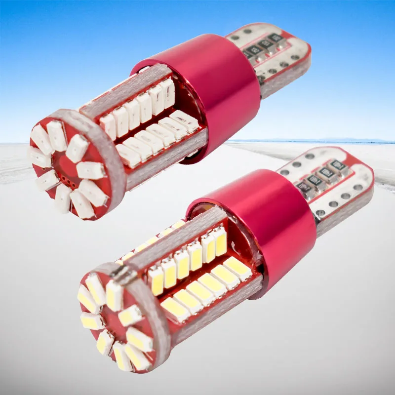 4 шт. Автомобильные светодиодные лампы T10 57 SMD 4014 W5W WY5W 194 192 2825 | Автомобили и