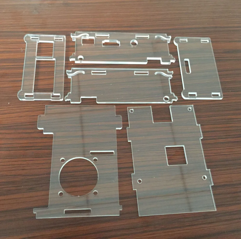 Прозрачный чехол для Raspberry Pi 2/3 поколения Модель B акриловый # bp1610007|case for|case for