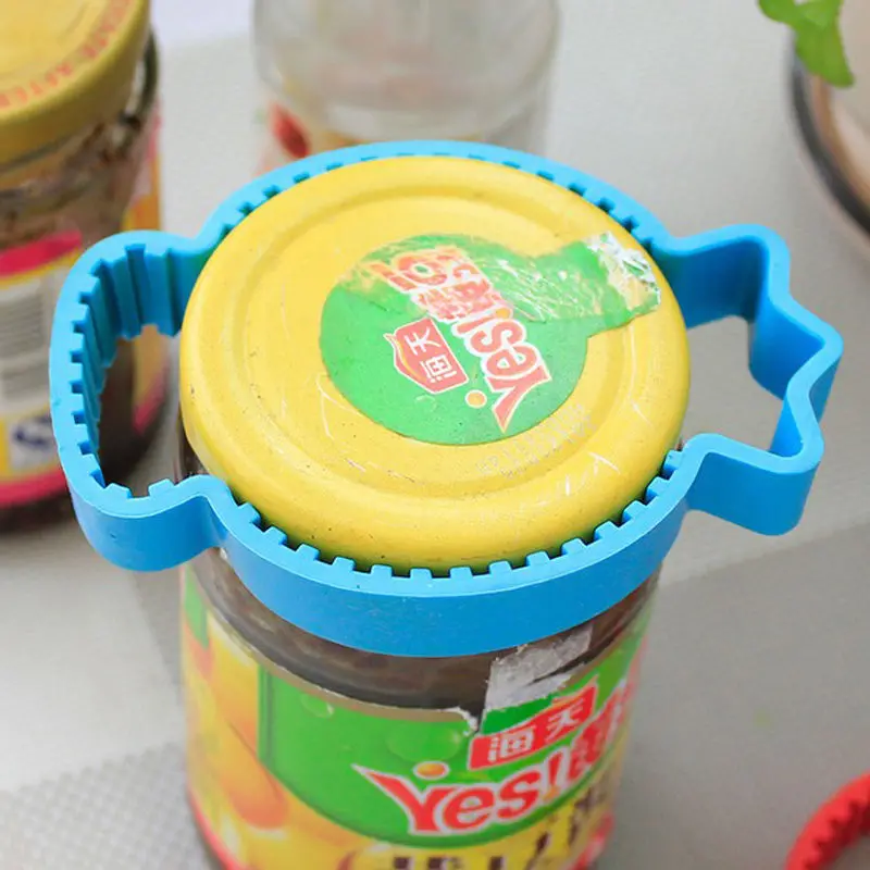 Простой в использовании ручной нескользящий штопор для крышки банки открывалка