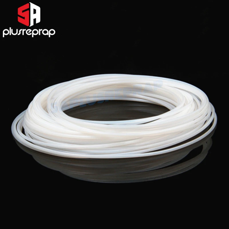 ptfe белая тефлоновая трубка 10 м ID 2 мм диаметром 3 J голова горла для 1.75 нити 3D