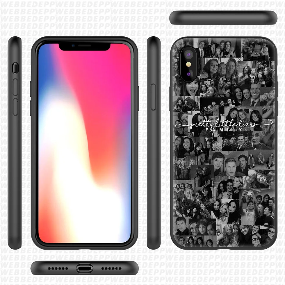 WEBBEDEPP Pretty Little Liars Tv Мягкий силиконовый чехол для iPhone 11 Pro Xr Xs Max X или 10 8 7 6 6S Plus 5 5S SE Case