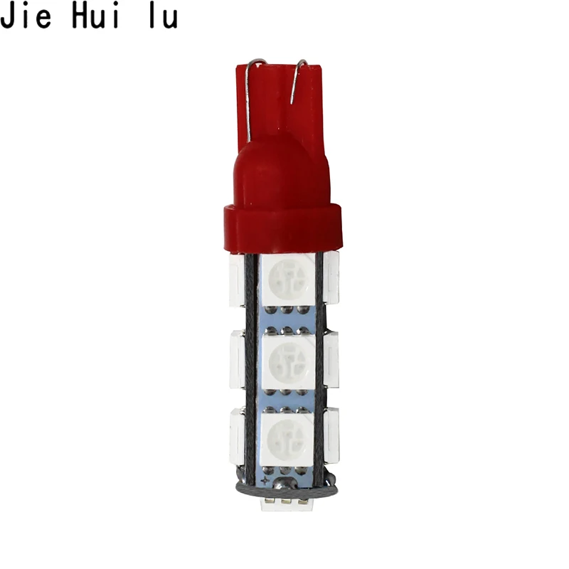T10 13 SMD 5050 белый авто светодиодный Поворотники боковые светильник AC/DC 12V 13led 194 168 W5W Клин 13SMD лампы интерьерные светильники