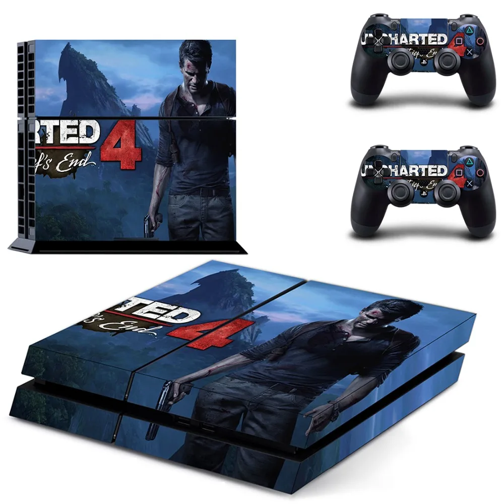 Виниловая наклейка unchared 4 A thorder's End для PS4 Playstation и 2 контроллера PS4|Наклейки| |