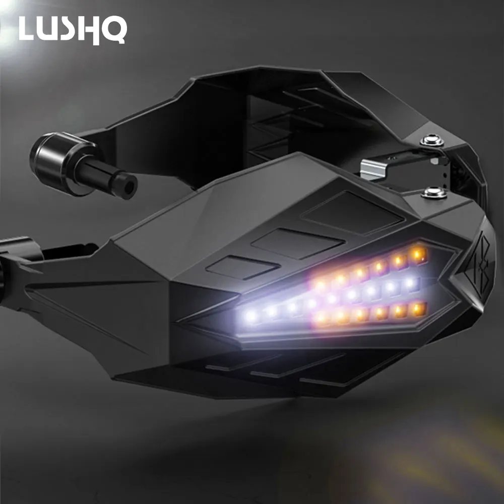 

LED Motorcycle Handguards Hand guard Motocross for honda zoomer bmw 1200 gs adventure honda cb 750 benelli trk yamaha raptor 700