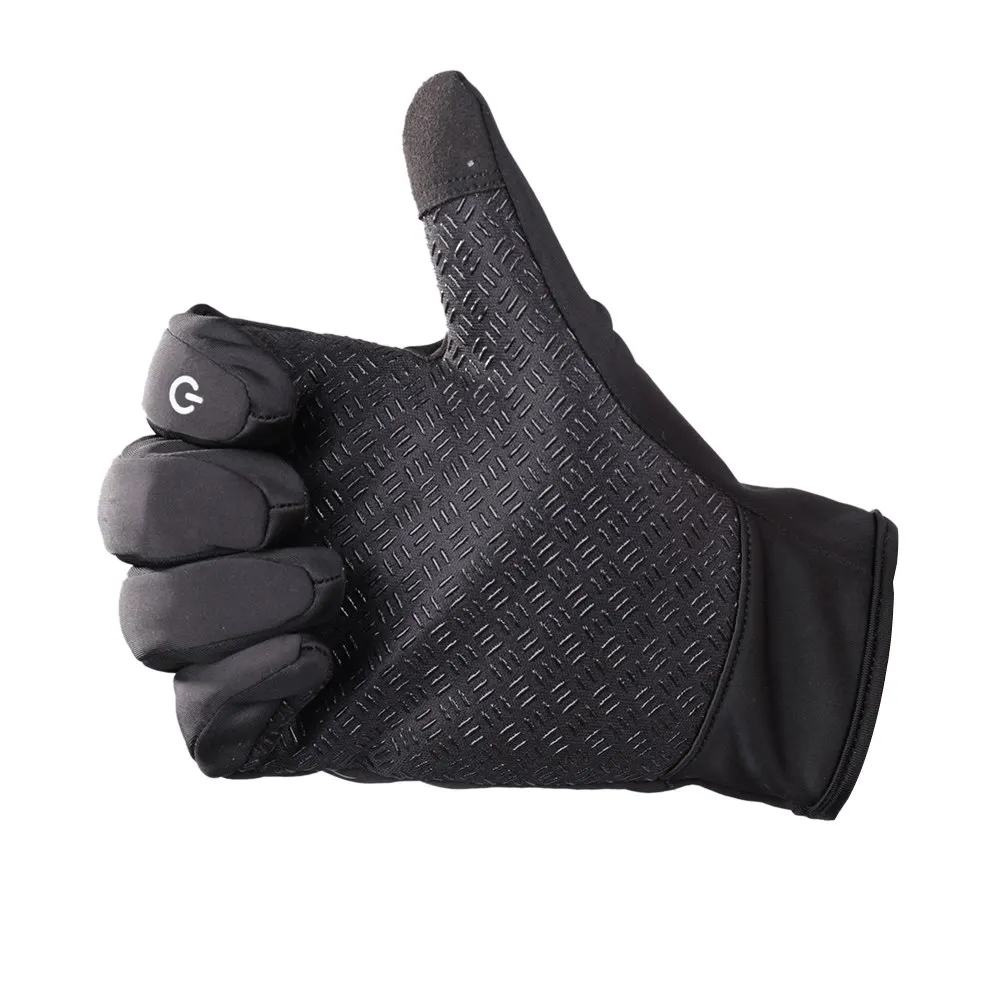 Велосипедные перчатки с закрытыми пальцами Нескользящие теплые ветрозащитные