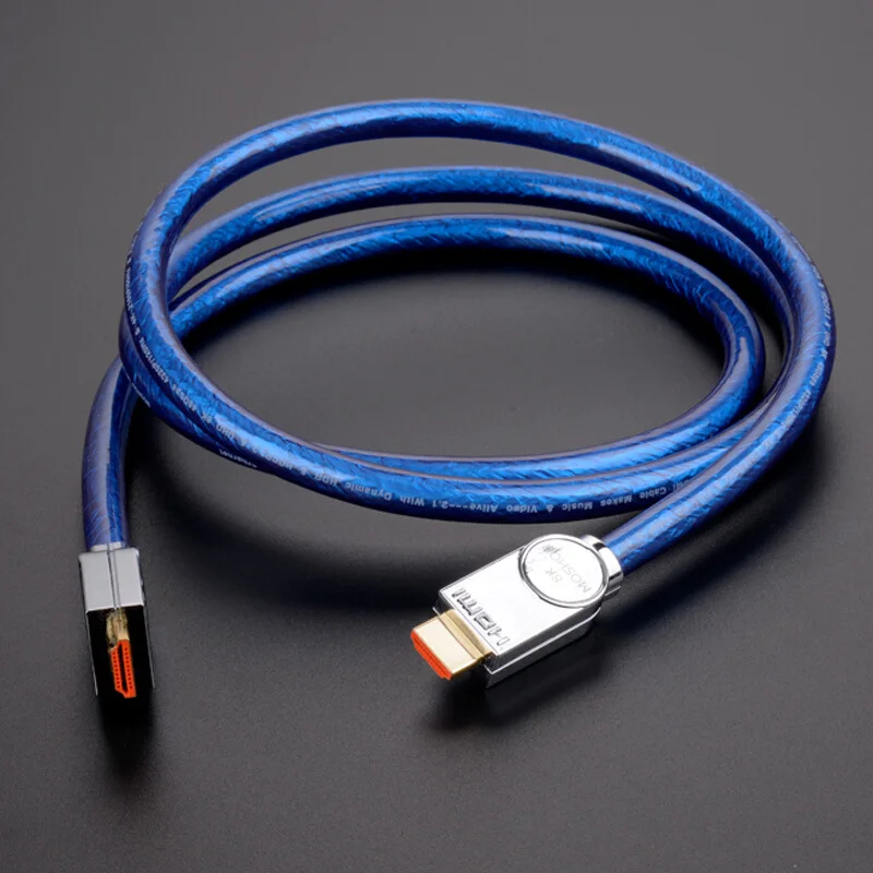 HDMI кабели 2,1 8K 120Hz HDR 48 Гбит/с HIFI ARC 12 бит 7680*4320 px с Аудио& Ethernet 1 м 2 м 3 м 4 м 5 м HDR 4:4:4 MOSHOU усилитель