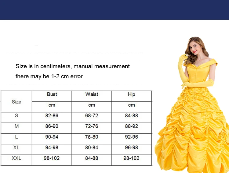high quality beauty and beast belle dress adult princess belle cosplay costume fancy princess dress or wigs costume long dresses free global shipping
