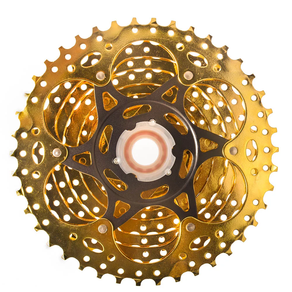 Золото Золотой MTB кассета 11 Скорость 42 т для Shimano XT M8000 SLX M7000 M9000 Sram NX GX Дешевые