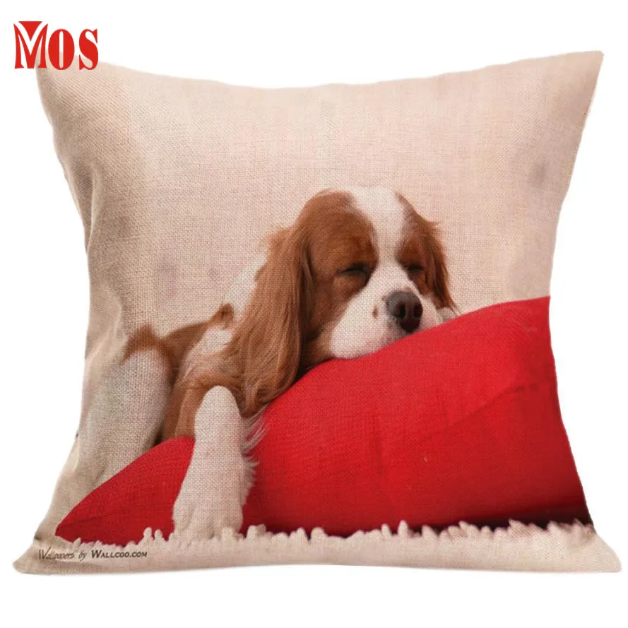 SP 12 Высокое качество 2017 Горячая Распродажа винтажная Милая подушка для собаки