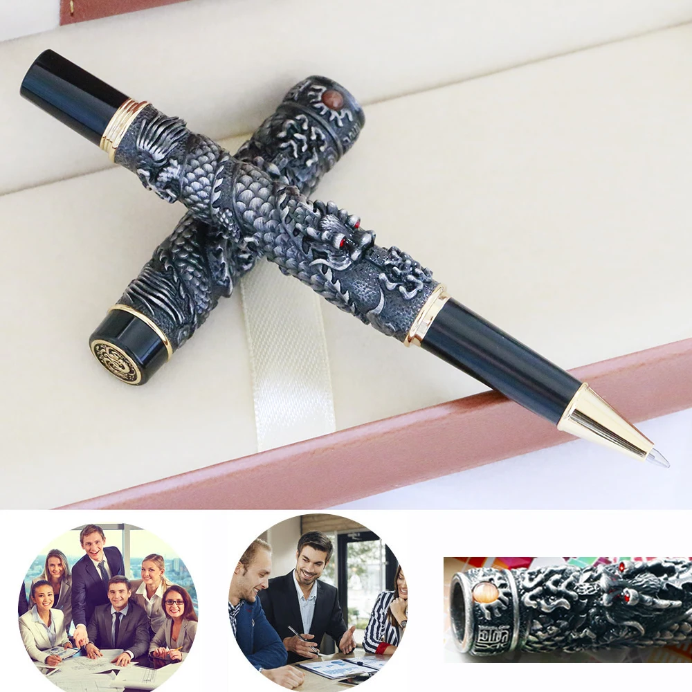 Высококачественная Шариковая ручка Jinhao Dragon роскошная Новинка изысканная