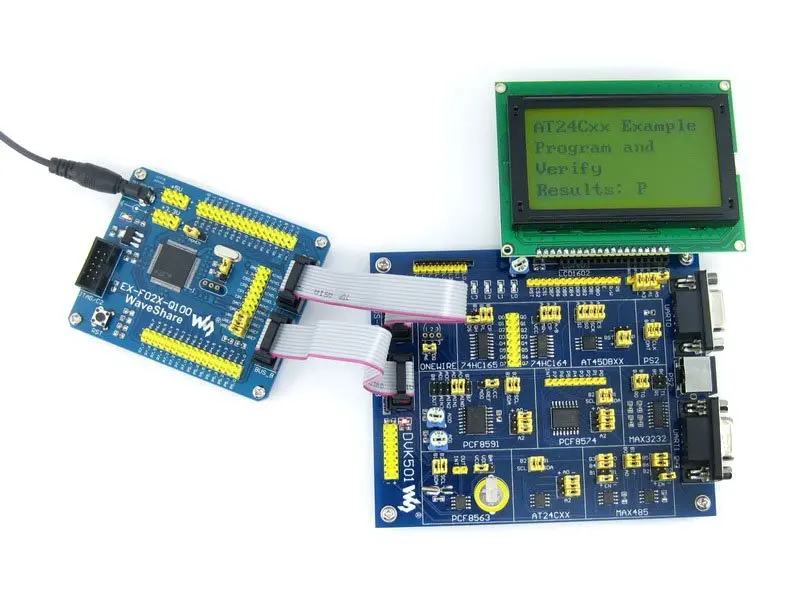 C8051F серия C8051F020 8051 оценочная плата комплект + DVK501 системные инструменты = EX-F02x-Q100