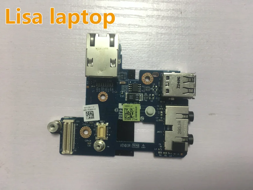 Для Dell OEM Latitude E6400 ATG / Precision M2400 IO Circuit Audio Board для материнской платы UMA Integrated Intel Video -