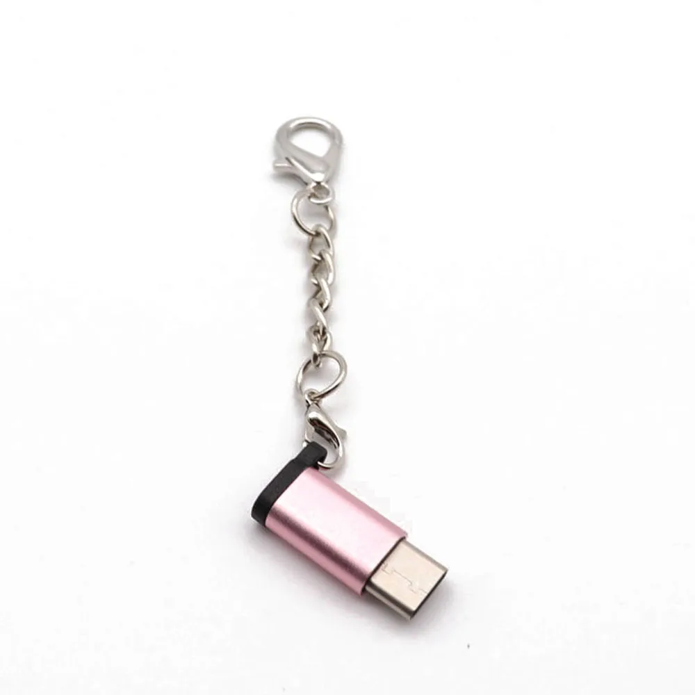 2 шт. для iPhone к Micro USB/type-C адаптер зарядного устройства женский штепсельный