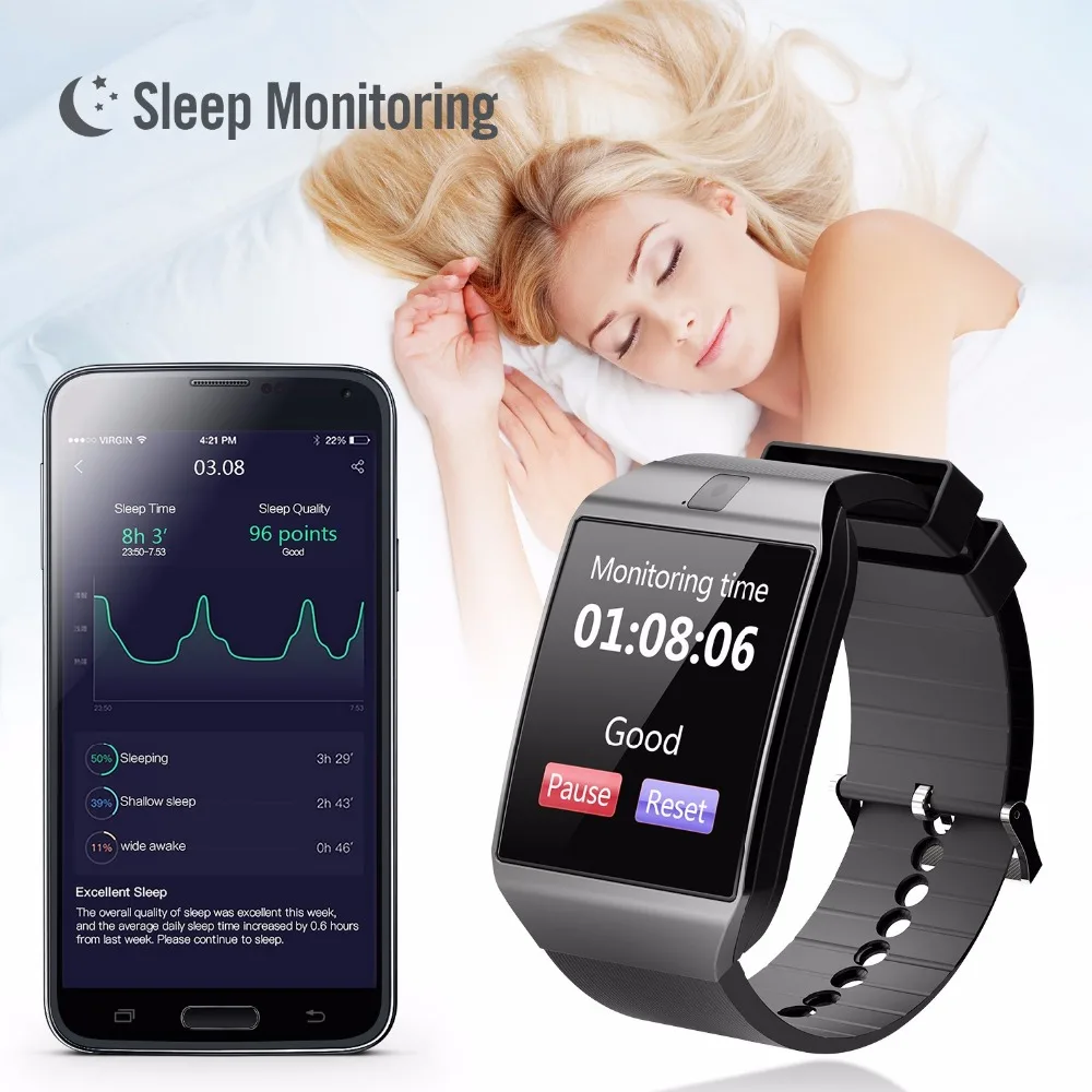 Умные часы Cawono G12 с Bluetooth умные камерой TF SIM карта для iPhone Samsung HTC LG HUAWEI Android