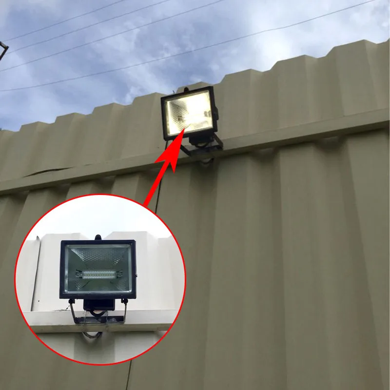 Новый 78 мм/118 мм светодиодный прожектор безопасности R7S заменяет галогенную лампу