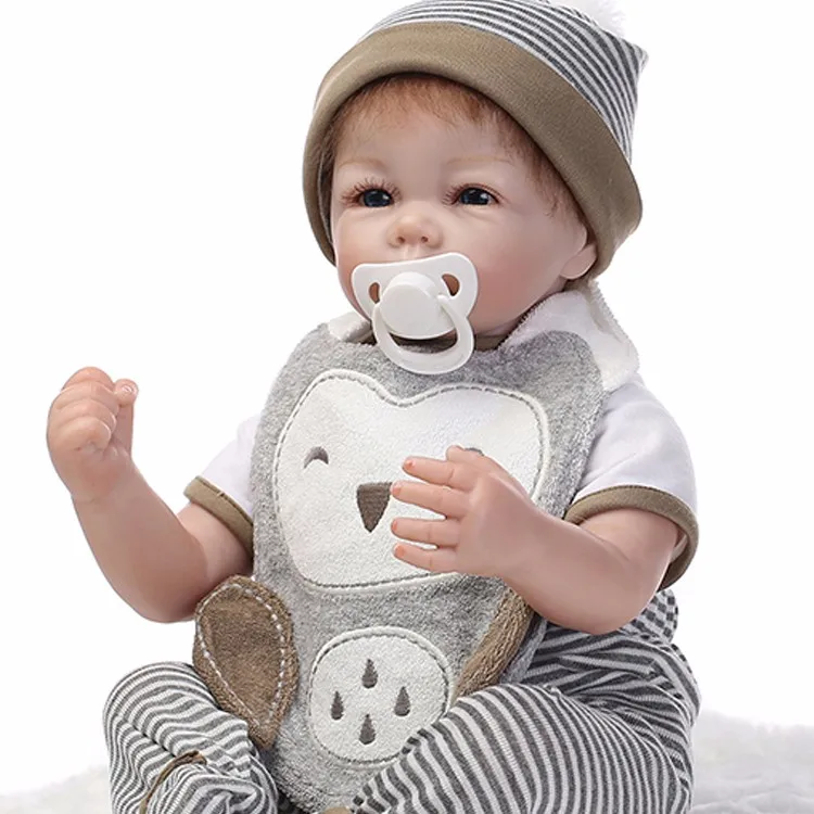 50 см ручной работы 20 &quotbebe живой Reborn силиконовые детские куклы новорожденный