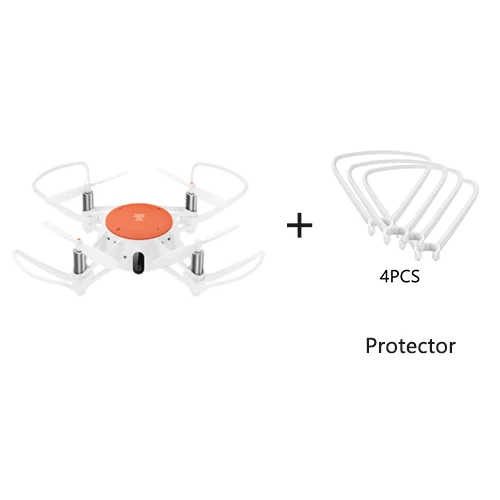 Add Protector Xiaomi Mitu мини самолет умный пульт дистанционного управления летательный аппарат Дрон 5 ГГц Wifi HD FPV 720P Vedio телефон приложение управление - Цвет: Add Protector