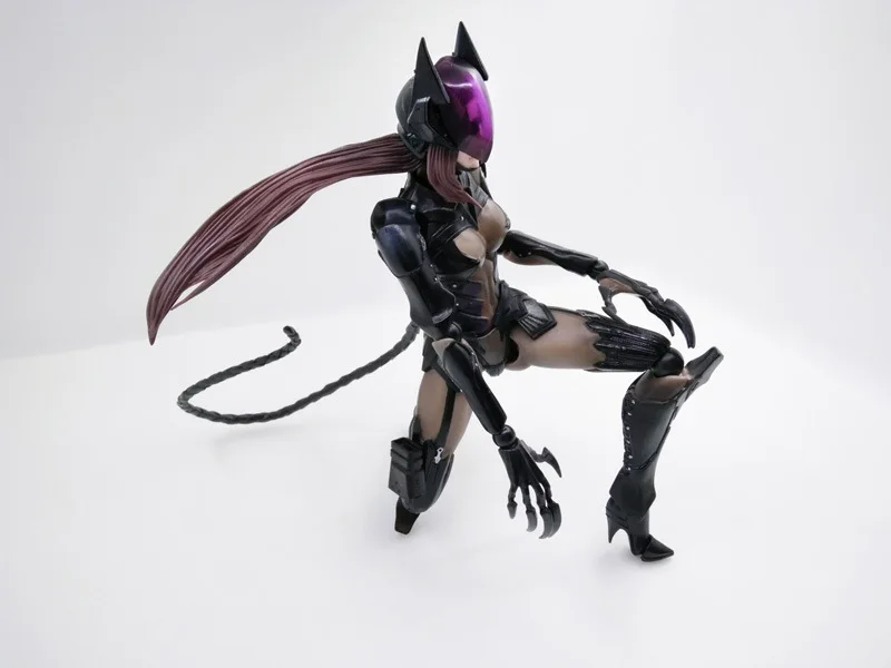 Final Fantasy Dc Comics Play Arts Kai Catwoman фигурка Tetsuya Nomura NO50|play arts|play arts kaiaction figure |