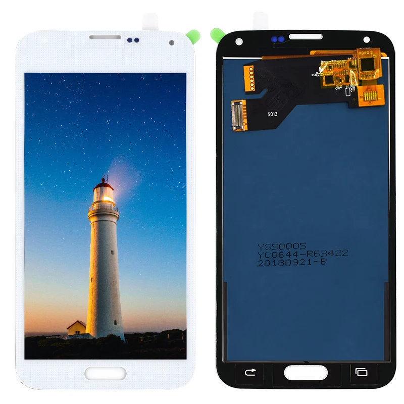 Для samsung Galaxy S5 G900 G900F ЖК-дисплей Дисплей Сенсорный экран Digitizer Ассамблеи Замена для