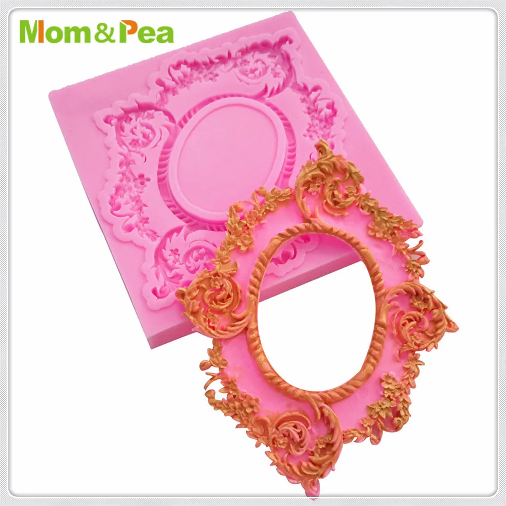 Силиконовая форма Mom &amp Pea MPA1769 в цветочек для сахарной пасты 3D украшение торта