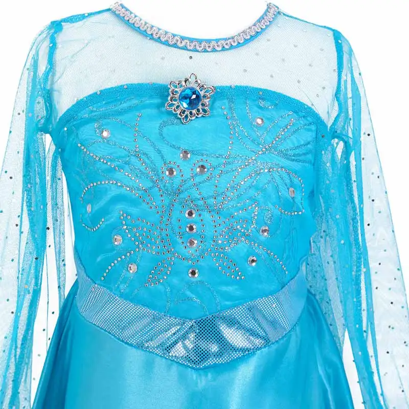 

Girls Elsa Dress Costumes for kids Anna Costume Cosplay Dresses Clothes Children Party Dress Vestidos