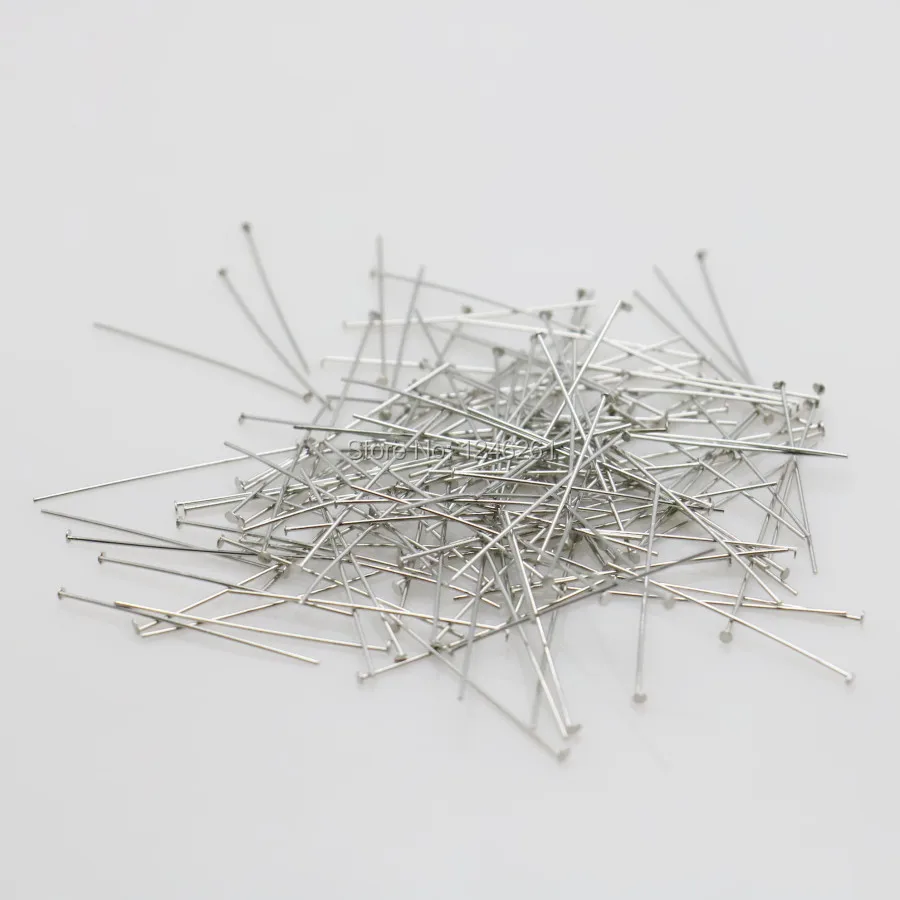 Металлические металлические фитинги для аксессуаров 30 шт. плоские иглы