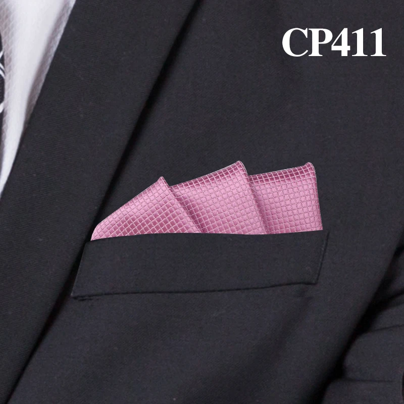 CP411 Модные костюмы карманные квадратные для мужчин бизнес полотенце для сундуков носовой платок Нежные мужские клетчатые носовой платок классический костюм салфетка мужской носовой платок - Color: CP411