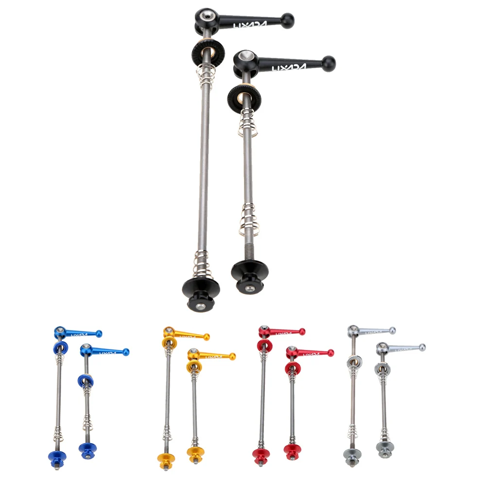 2Pcs Lixada Ultralight Quick Release Titanium Skewers for MTB Road Bike | Спорт и развлечения