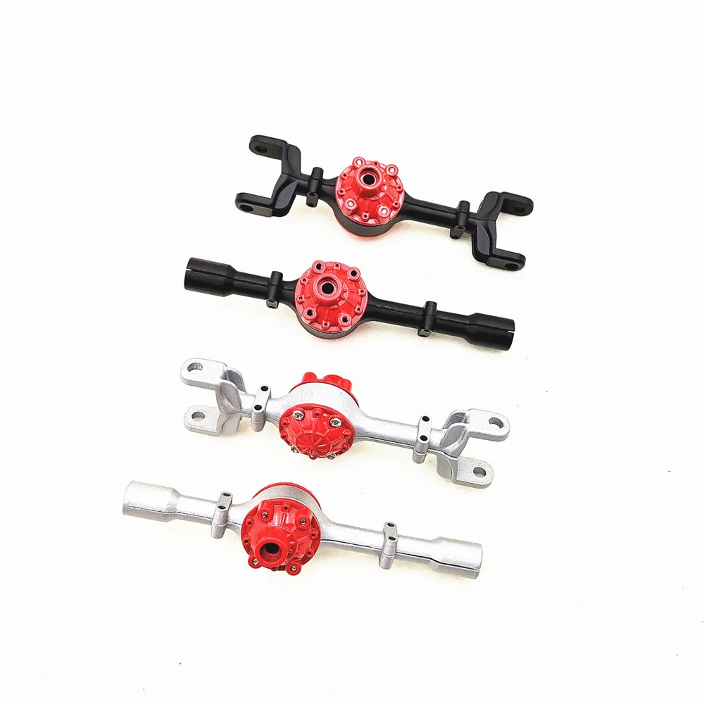 1set Metal Front and Rear Axle Housing For WPL B1 B14 B16 B24 B36 C24 C14 Universal Military Truck RC Car Spare Upgrade Parts