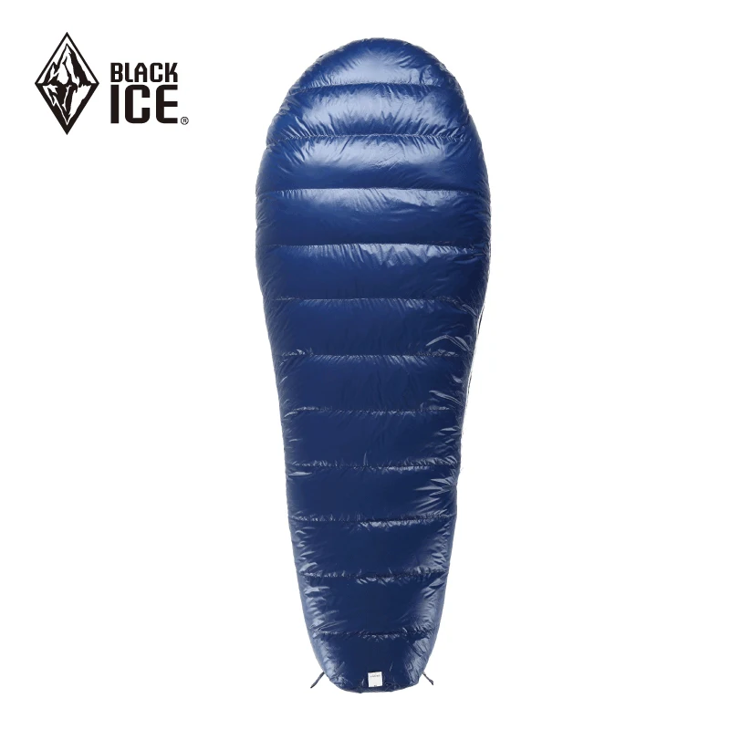 Черный лед Открытый Кемпинг 10 DC гусиный пух спальный мешок 90% FP700 Сверхлегкий