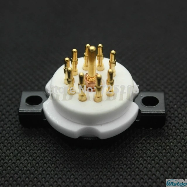 9 контактный позолоченный вакуумный трубчатый разъем Litle Nine Pins EL8412AT712AU76DJ8