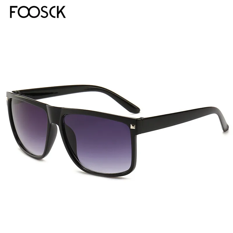 

Очки солнцезащитные FOOSCK женские, модные брендовые дизайнерские винтажные солнечные очки в большой оправе, кошачий глаз, UV400