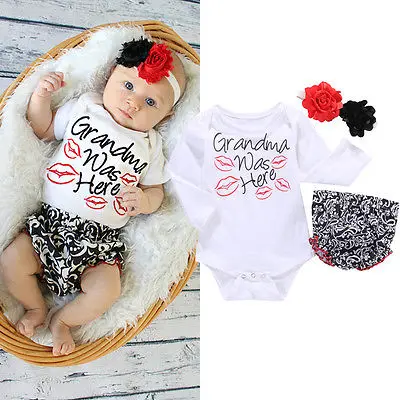 Коллекция 2016 года комплект одежды для малышей новорожденных девочек повязка на