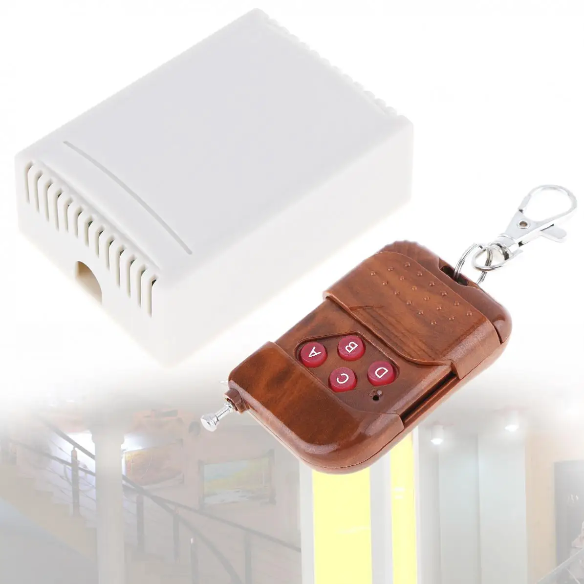 Универсальный беспроводной пульт дистанционного управления DC 12 В 4CH релейный