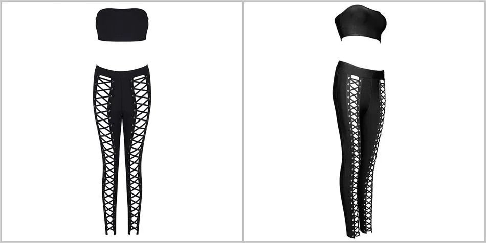 Amily. c Новинка весны для женщин брюки для девочек пикантные Bodycon 2 шт. карандаш кружево до клуб знаменитости вечерние черный абрикос