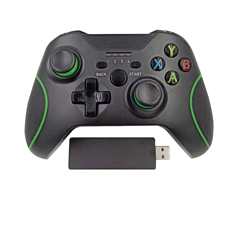 Black 2,4 г беспроводной контроллер для Xbox One консоли ПК Android геймпад для смартфона джойстик - Цвет: Black