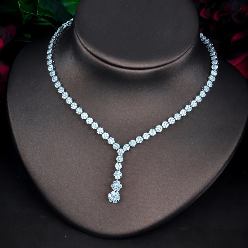 Комплект ювелирных изделий HIBRIDE набор из AAA кубического циркония женское