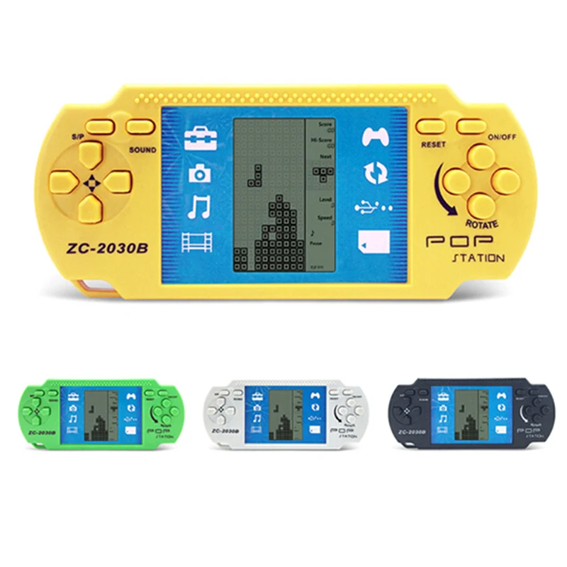 Консоль Классическая тетрис Ручной ЖК игра игрушки забавная кирпичная загадка