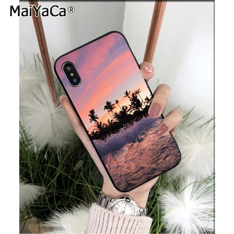 Силиконовый чехол MaiYaCa для iPhone 8 7 6 6S Plus 5 5S SE XR X XS MAX|Чехлы-накладки| |
