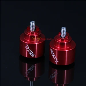 Red RiderJacky мотоцикл золотые наконечники велосипедного руля для Honda CBR 600 900 929 954 RR 1000 1100 CB 599 919 VFR 800 GL1800 - Цвет: Red