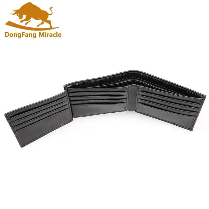 Новое поступление мужской кошелек из натуральной кожи RFID Короткие Кошельки