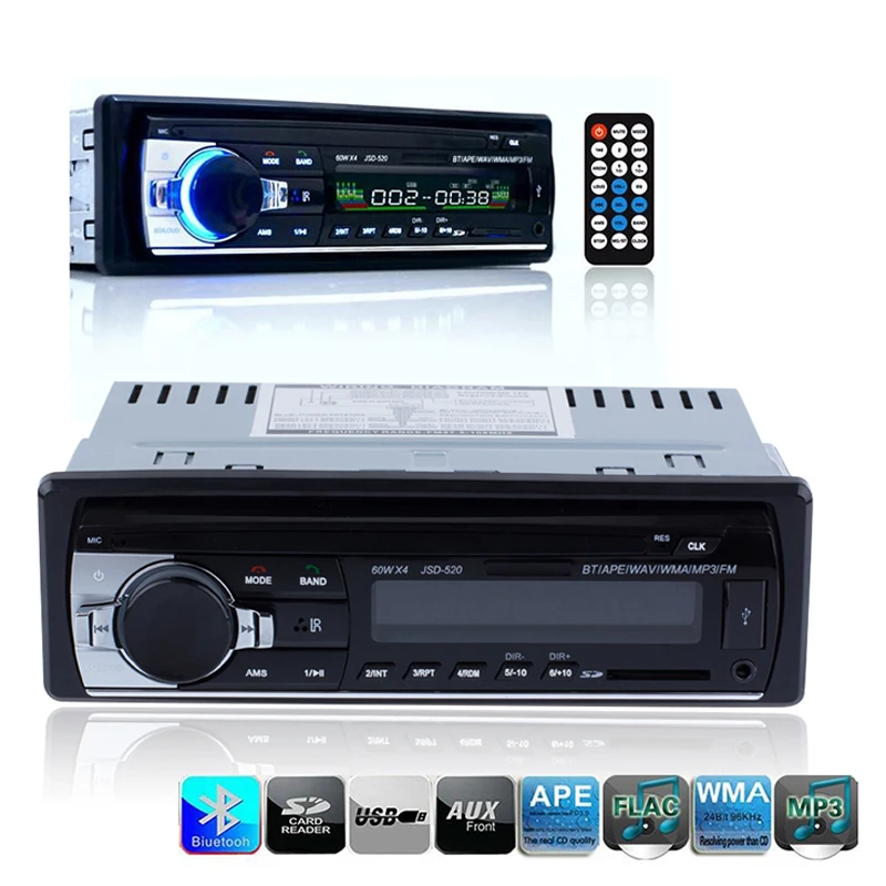 Автомагнитола Onever 1din Автомобильная с поддержкой Bluetooth FM Aux SD USB MP3|bluetooth autoradio|car