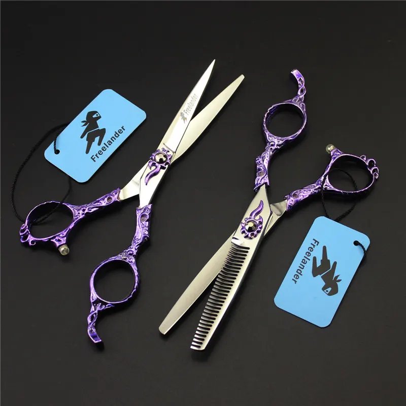 Freelander 6 дюймов японские высококачественные горячие ножницы для волос