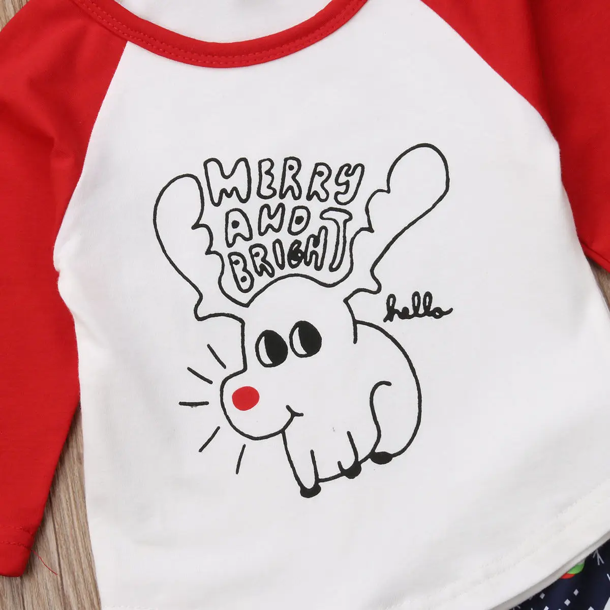 2018 Brand New 0-3Y Infant Baby Boy Girl Christmas Clothes Set 2PCS Longsleeve Cartoon Santa Elk Pullover Sweatshirt Tops+Pants | Детская