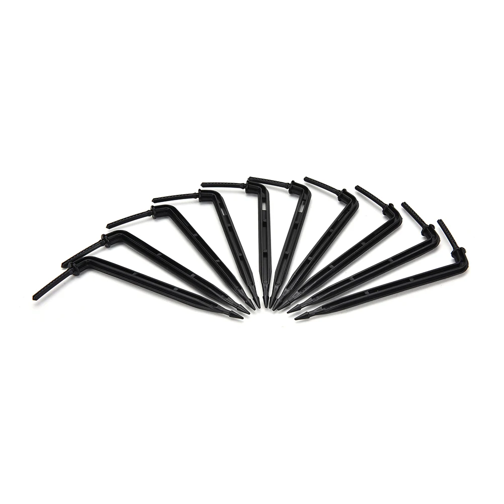 10 шт. капельная стрелка изгибающая фотоэлемент микро капли Капельное орошение