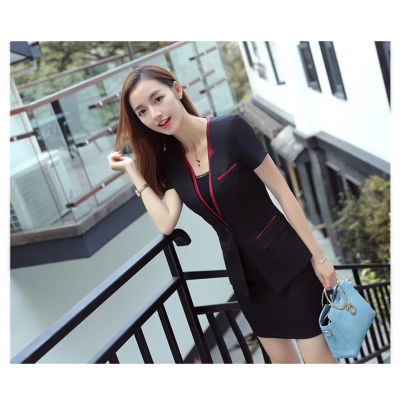 Новинка 2018 весенне-летний женский костюм блузка с коротким рукавом маленькие